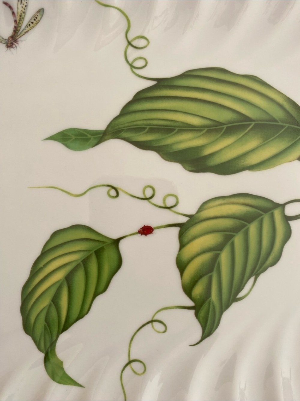 Set Of 2 Godinger & Co. Jardin. Large Sandwich Trays / oval serving platters - Picture 5 of 12